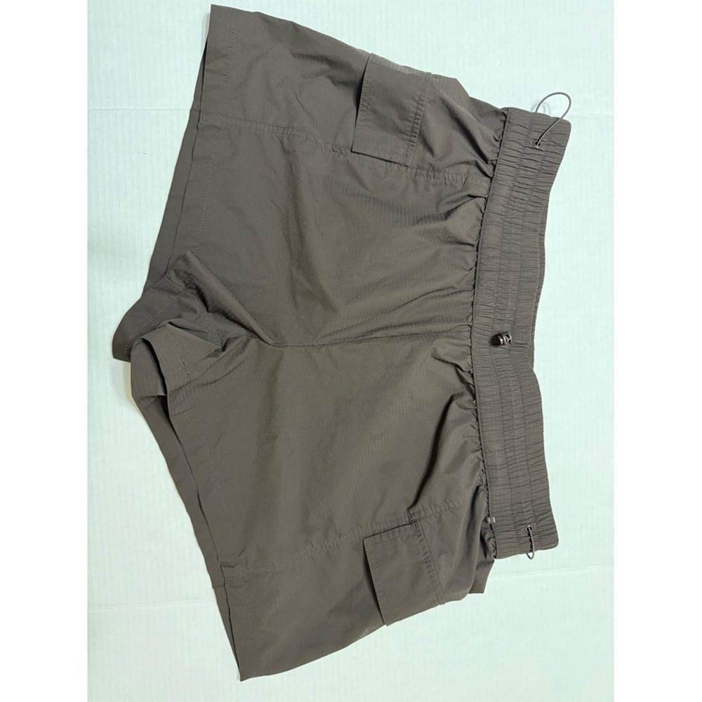 Cargo Outdoor Shorts Avalanche XL Brown Taupe Elastic Waist Hiking